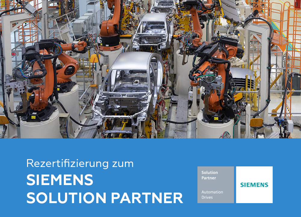 Recertification as a Siemens Solution Partner